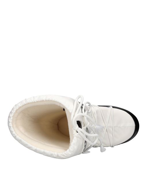 Stivaletti da neve modello MB ICON in nylon tecnico idrorepellente MOON BOOT | MB ICON NYLONBIANCO-NERO